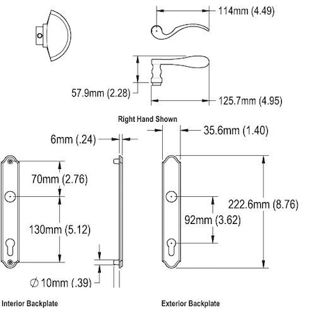 Strybuc Munchen Handle Set 850-2116331